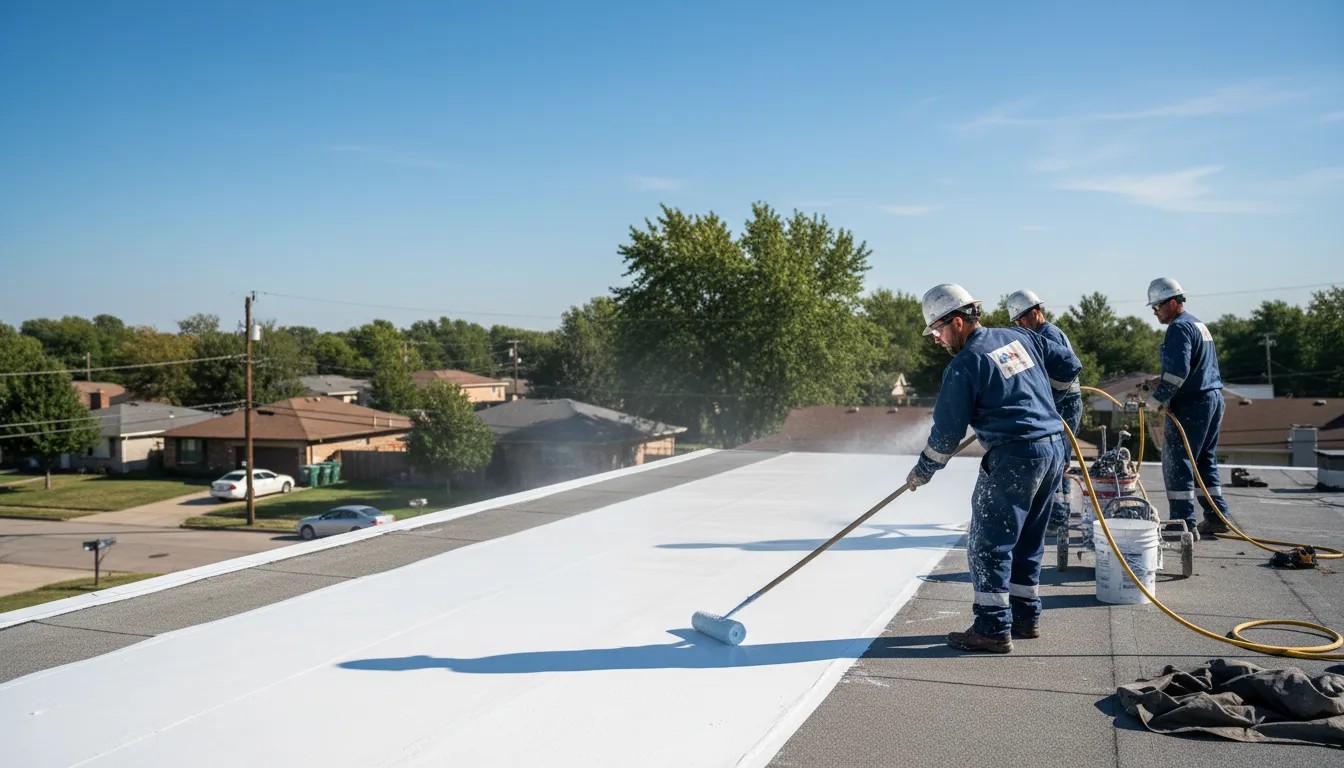 Commercial roof coating in Aurora, CO near me